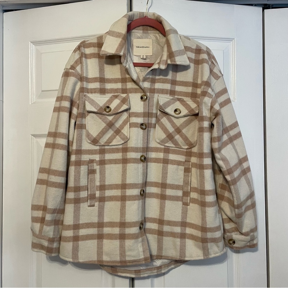 Thread & Supply Plaid Shacket